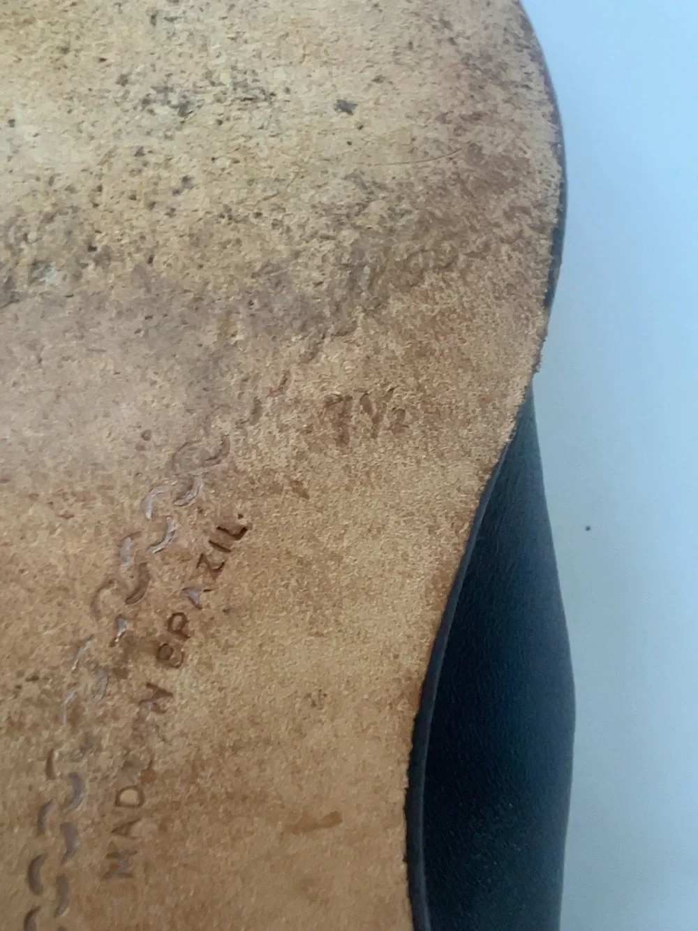 Corso Como Black Leather Knee High Riding Boots Size 7.5 Brazil